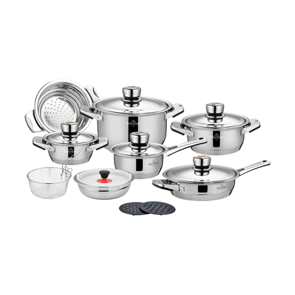 17PCS Stainless Steel Cookware Set SH-GC1017