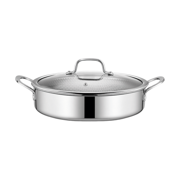 24/28/32cm Low Casserole W/lid SH-ZGLC24/28/32