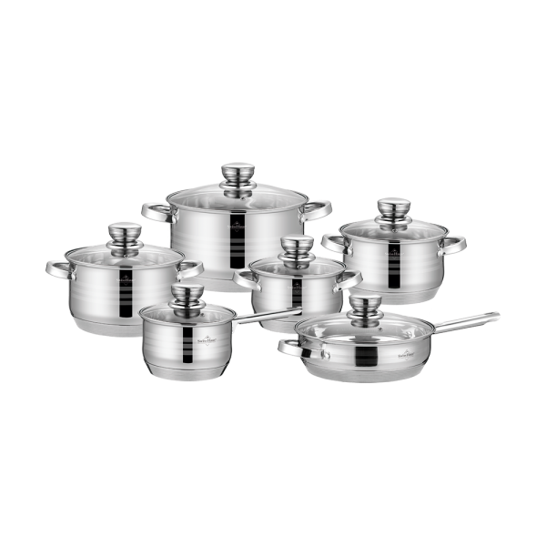 12PCS Stainless Steel Cookware Set SH-MC2012