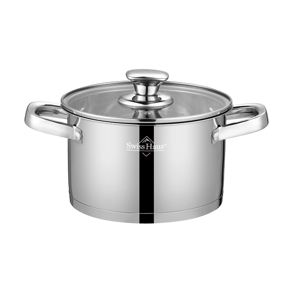 18cm Casserole W/lid SH-EC18