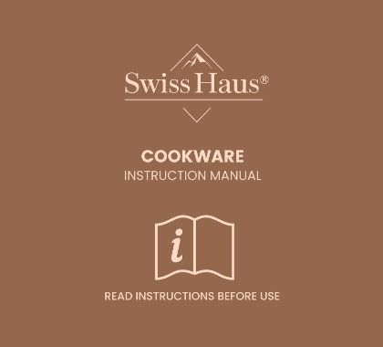 Die Cast Aluminum Cookware Instruction Manual