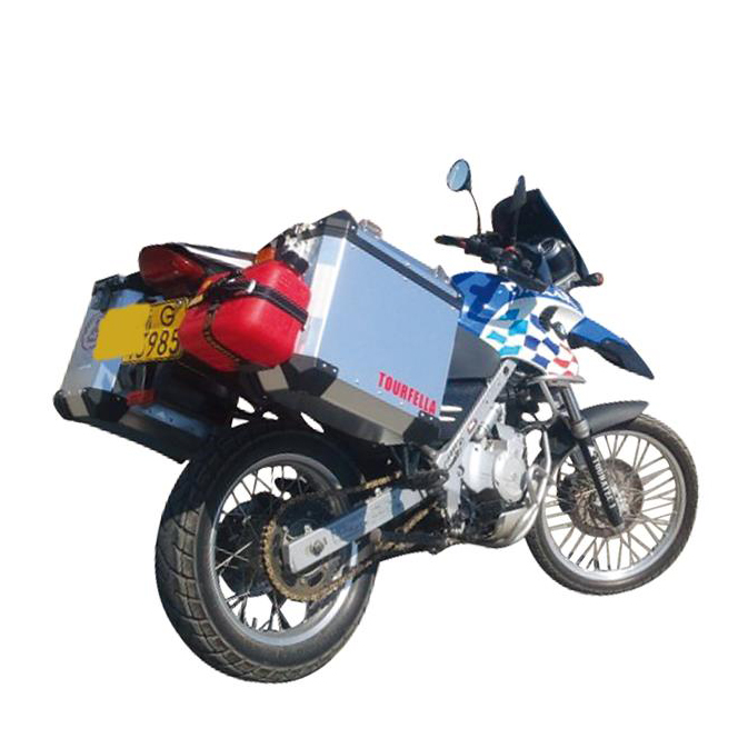 Pannier system for BMW F650GS