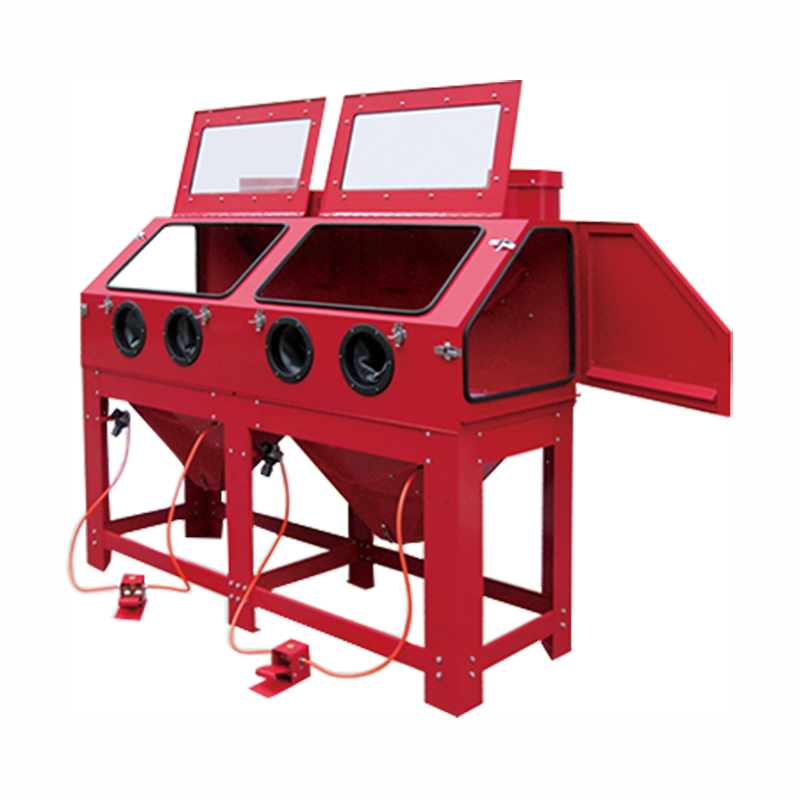 880L CABINET SANDBLASTER WITH PARALLELED WORKING POSITION XH-DSBC880