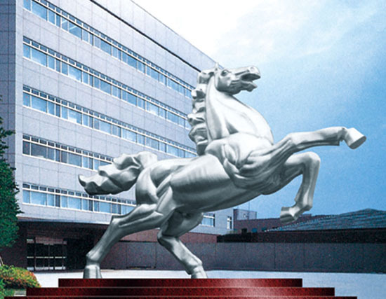 马 不锈钢雕塑_不锈钢雕塑_永康市宏康黑板雕塑有限公司