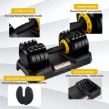 Adjustable Dumbbell 25kg /55lbs