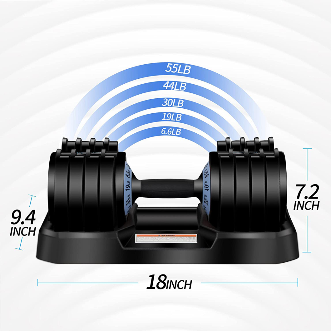 Adjustable Dumbbell 25kg /55lbs