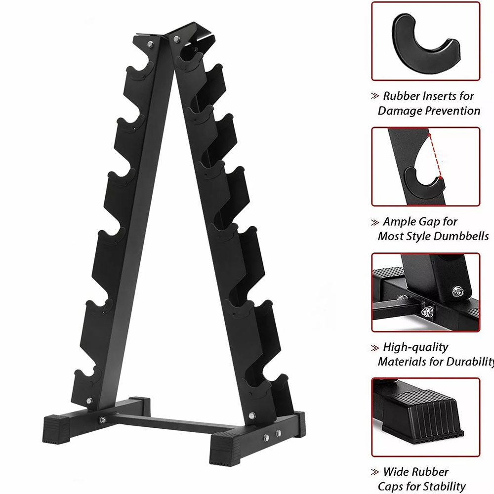 6 Tier Big Dumbbell Rack 