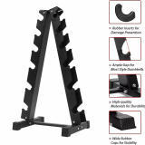 6 Tier Big Dumbbell Rack 
