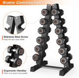 6 Tier Big Dumbbell Rack 