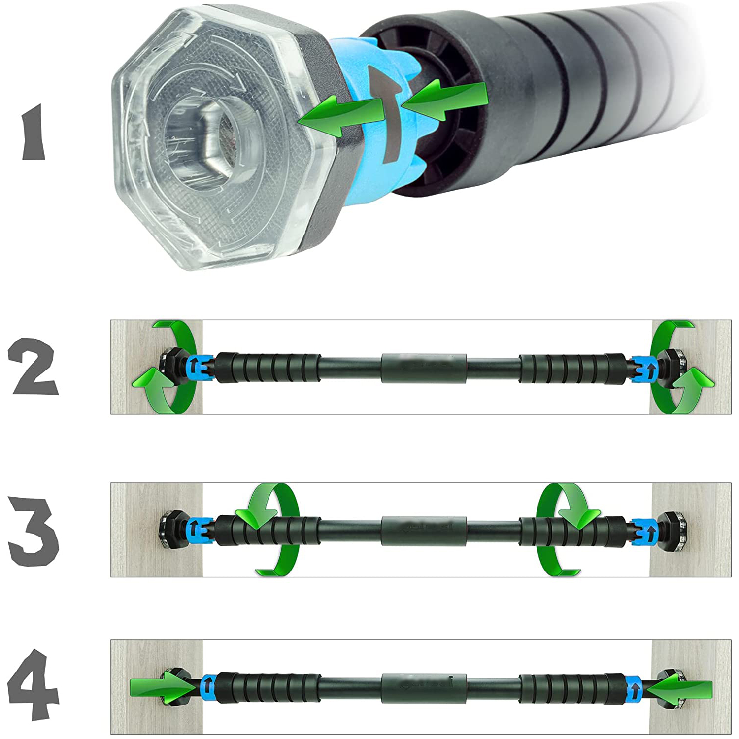 Door Gym Bar with gear lock