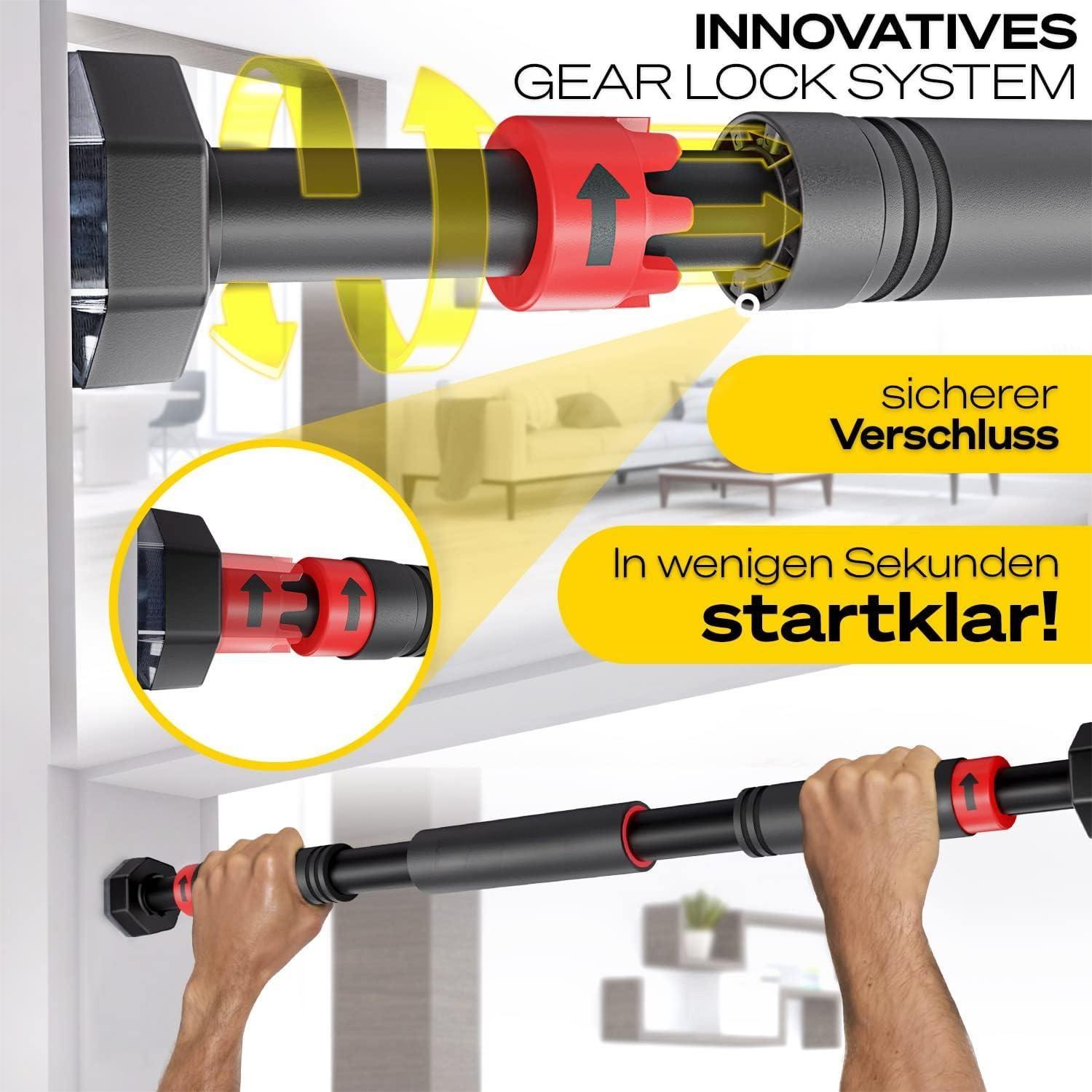 Door Gym Bar with gear lock