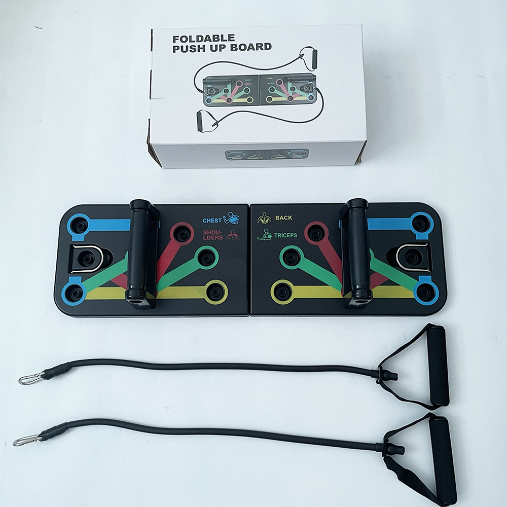 Foldable Push-up Board with 2 metal hook
