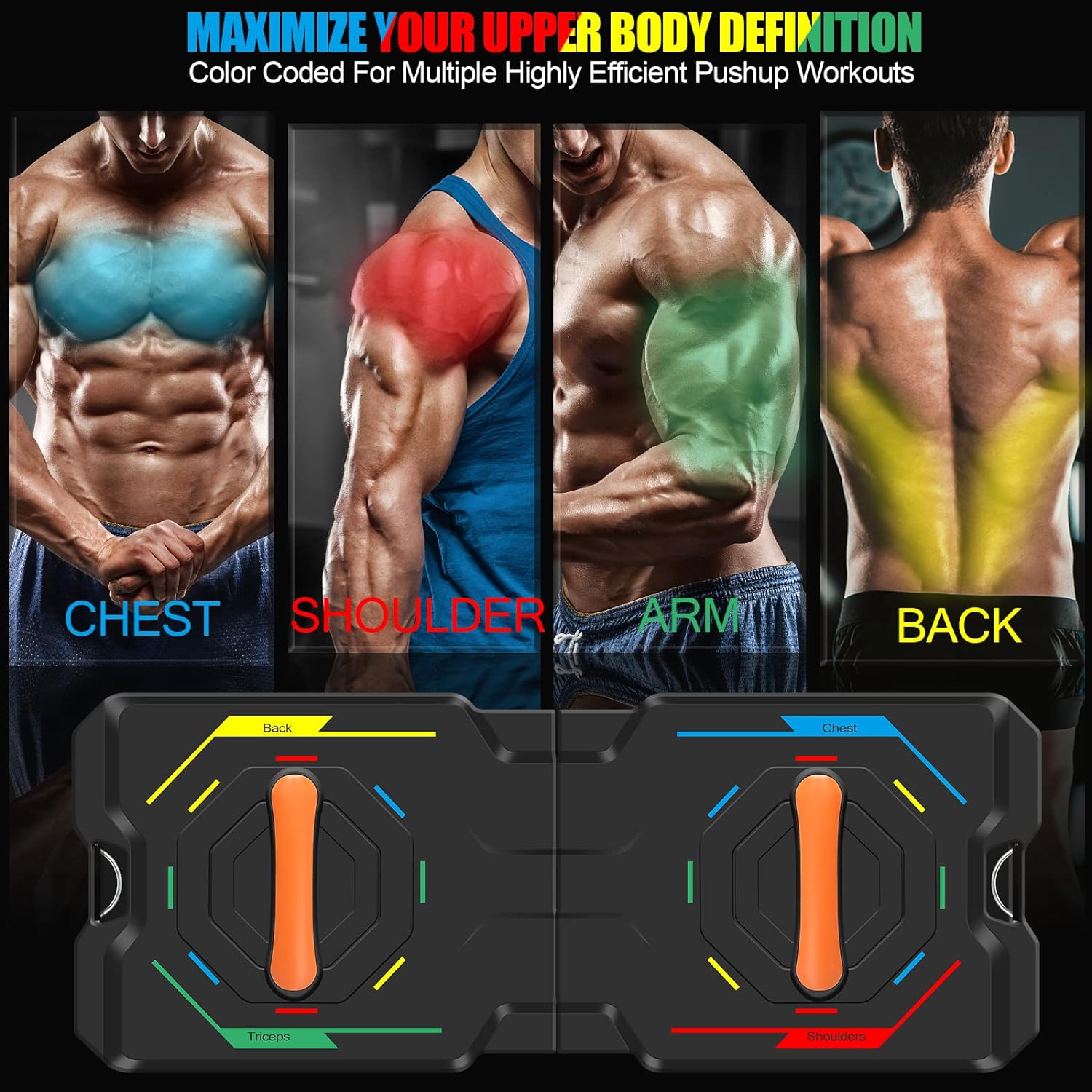 Turntable Foldable Push-Up Board
