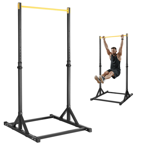 Power Tower Height Adjustable Pull Up Bar Stand, Multi-Function Strength Training Workout Equipment, Home Gym Fitness Rack, 220LBS Weight Capacity BJDK280