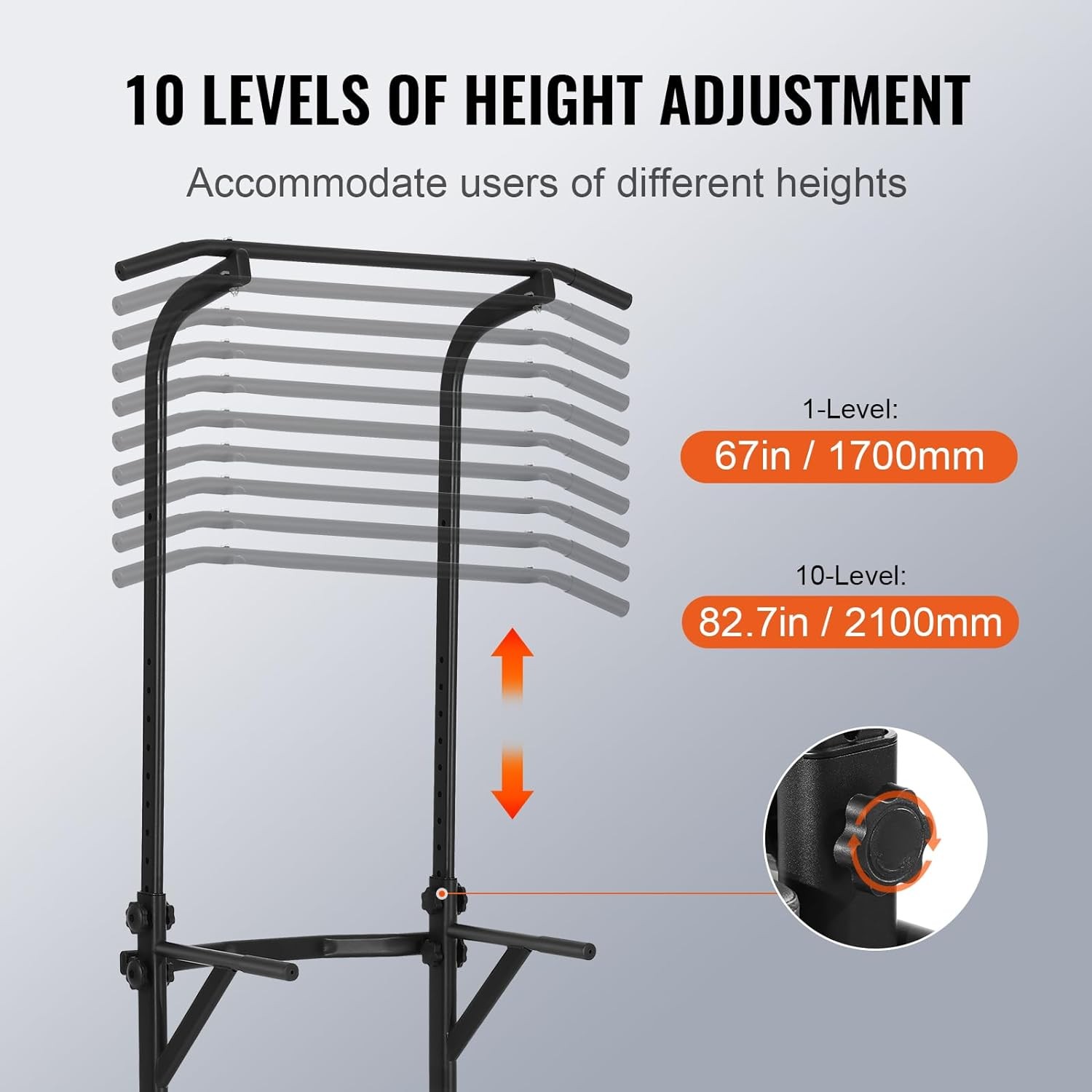 Fitness power tower Pull Up Dip Station