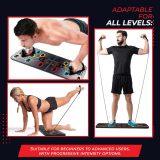 Foldable Push-up Board with 4 metal hook