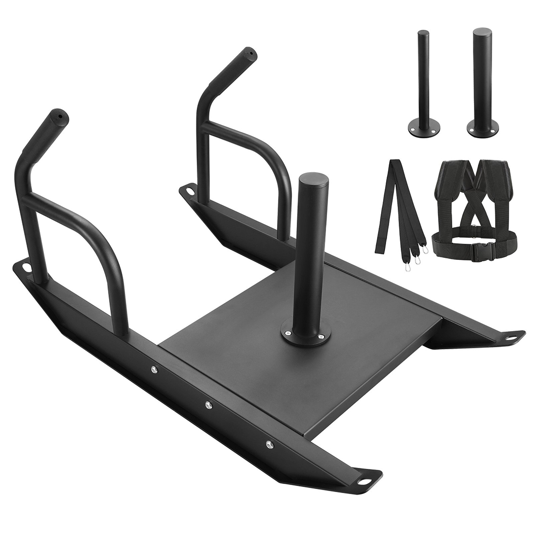 Weight Strength Pulling Fitness Sled with Vest