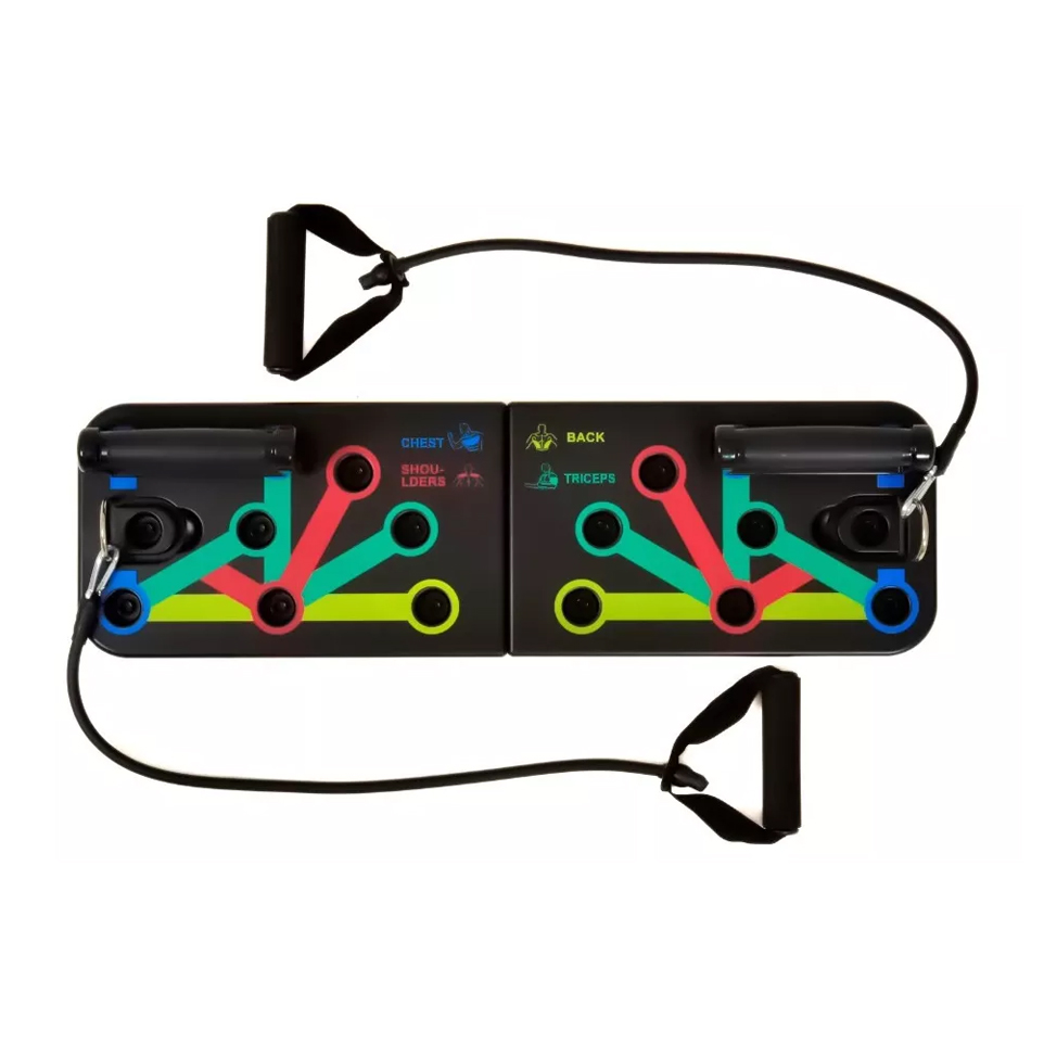 Foldable Push-up Board with 2 metal hook