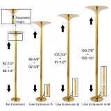Golden, 45mm Dancing Pole