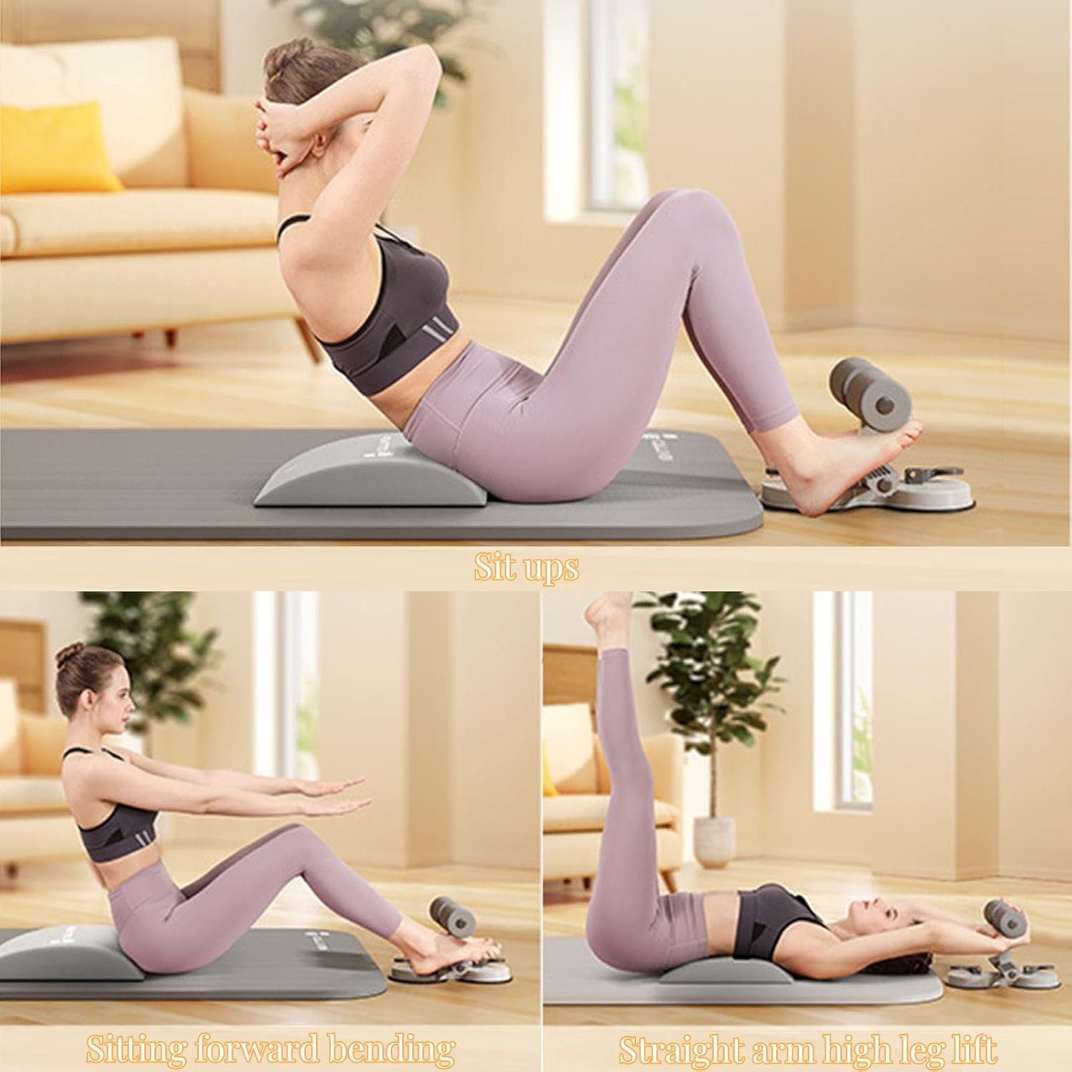 Floor Sit Up With Strong Suctions Cups