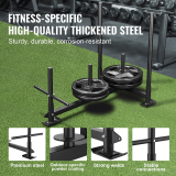 Gym Fitness Sled for Weight Pulling