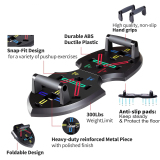 Butterfly Foldable Push Up Board, Black