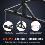 Power Tower Height Adjustable Pull Up Bar Stand, Multi-Function Strength Training Workout Equipment, Home Gym Fitness Rack, 220LBS Weight Capacity