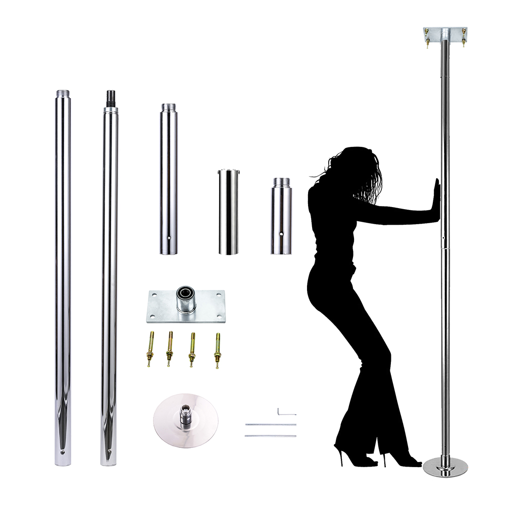 Top with screws, 45mm Silver Dancing Pole