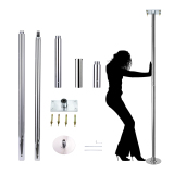 Top with screws, 45mm Silver Dancing Pole
