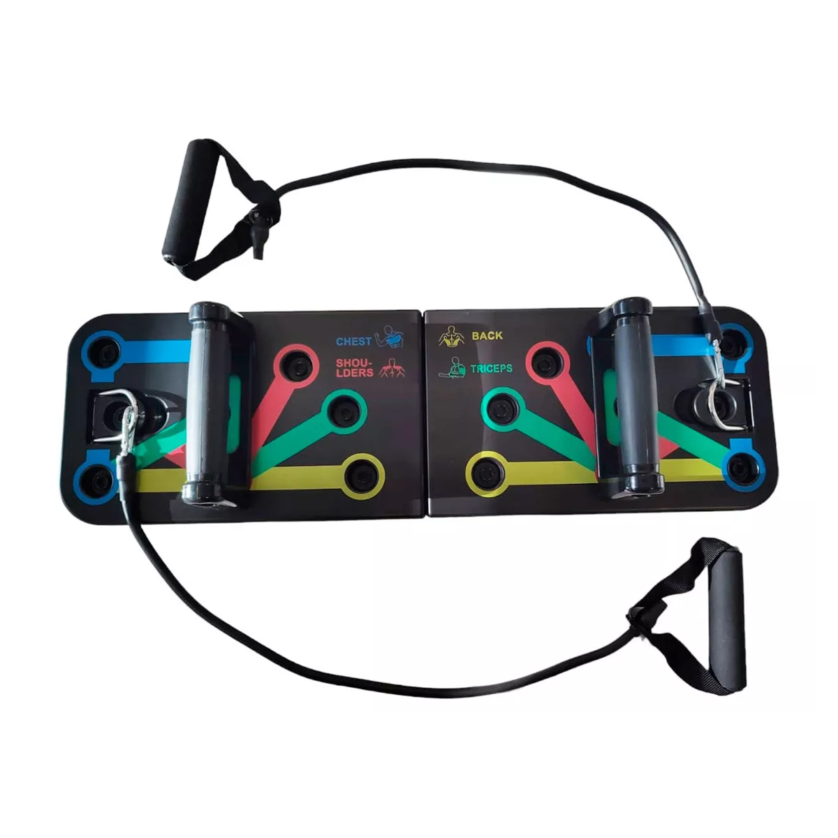 Foldable Push-up Board with 2 metal hook