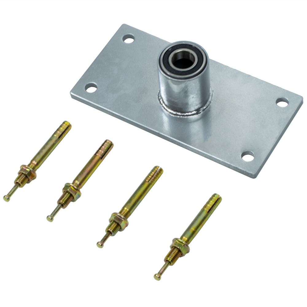 Top with screws, 45mm Silver Dancing Pole