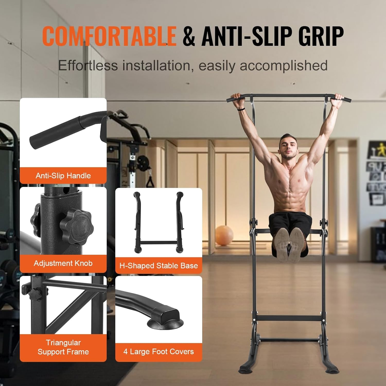 Fitness power tower Pull Up Dip Station