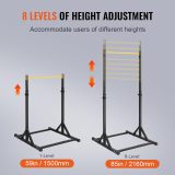 Power Tower Height Adjustable Pull Up Bar Stand, Multi-Function Strength Training Workout Equipment, Home Gym Fitness Rack, 220LBS Weight Capacity