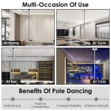 Silver, 45mm Dancing Pole
