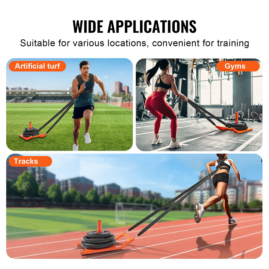 Fitness Sled， Weight Strength Training Pull Sled