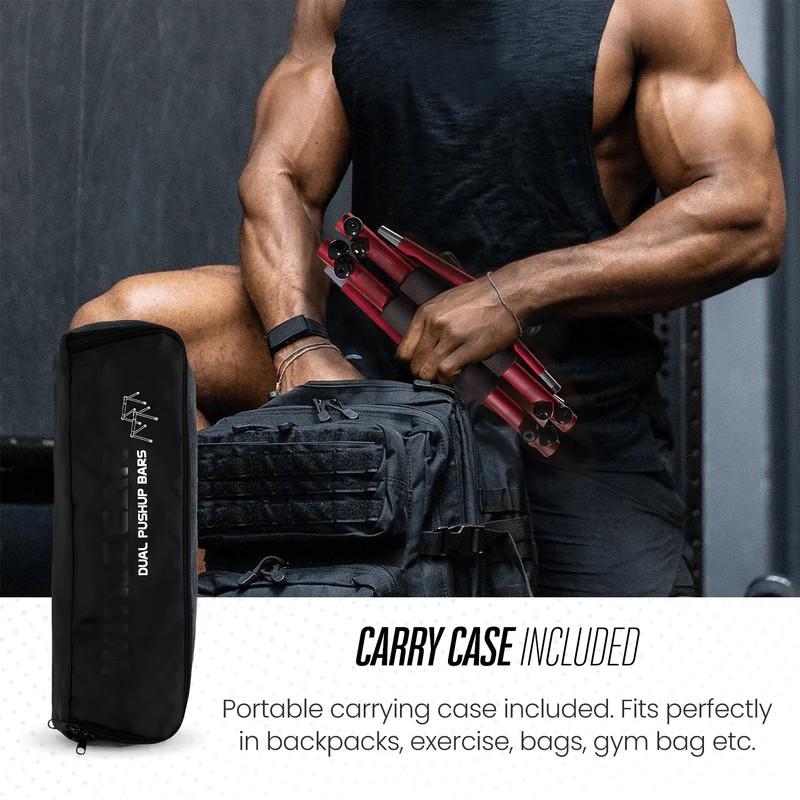 Innovation Foldable Portable Push Up Bar Push-Up Handles Stabilizer Parallette Dip Stand