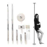 Top with screws, 45mm Silver Dancing Pole
