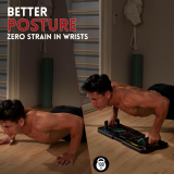 Large Square Hole Foldable Push-up Board