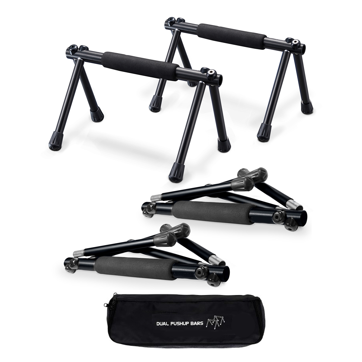 Innovation Foldable Portable Push Up Bar Push-Up Handles Stabilizer Parallette Dip Stand