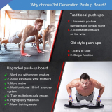 Butterfly Foldable Push Up Board, Black