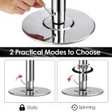Bottom adjustment height, 45mm Silver Dancing Pole