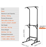 Fitness power tower Pull Up Dip Station