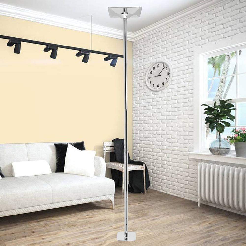 Square base, 45mm Silver Dancing Pole