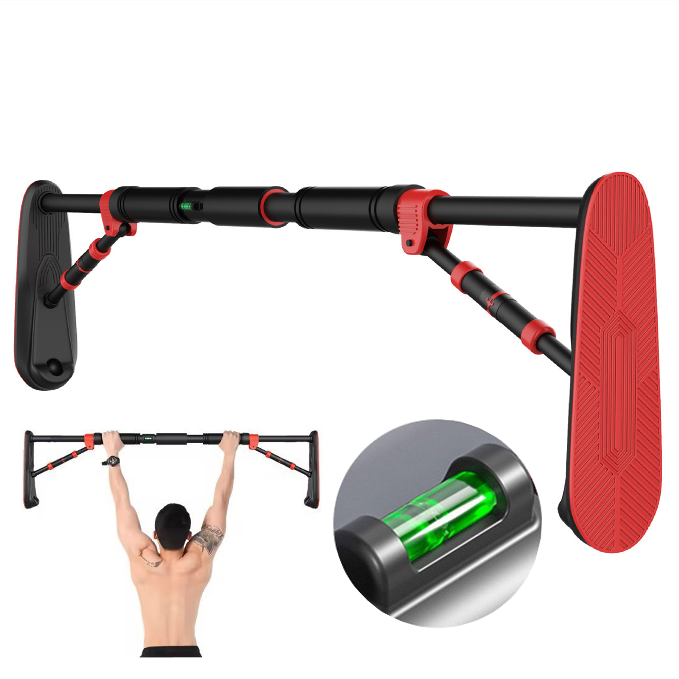 Door Gym Bar with bubble level