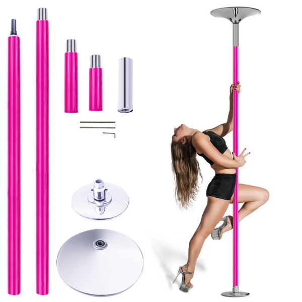 45mm Dancing Pole with pink silicone cover BJT60-P