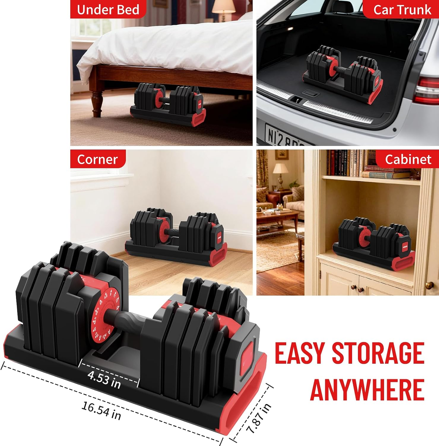 Adjustable Dumbbell 25kg/55lb
