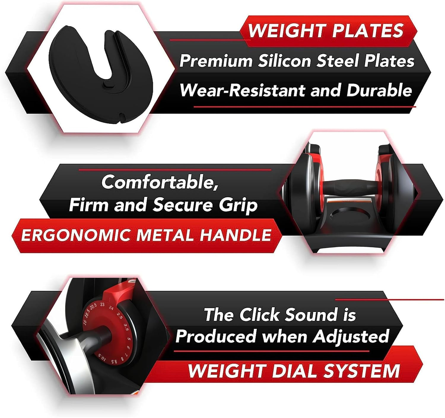 Adjustable Dumbbell 24kg / 52.5lb