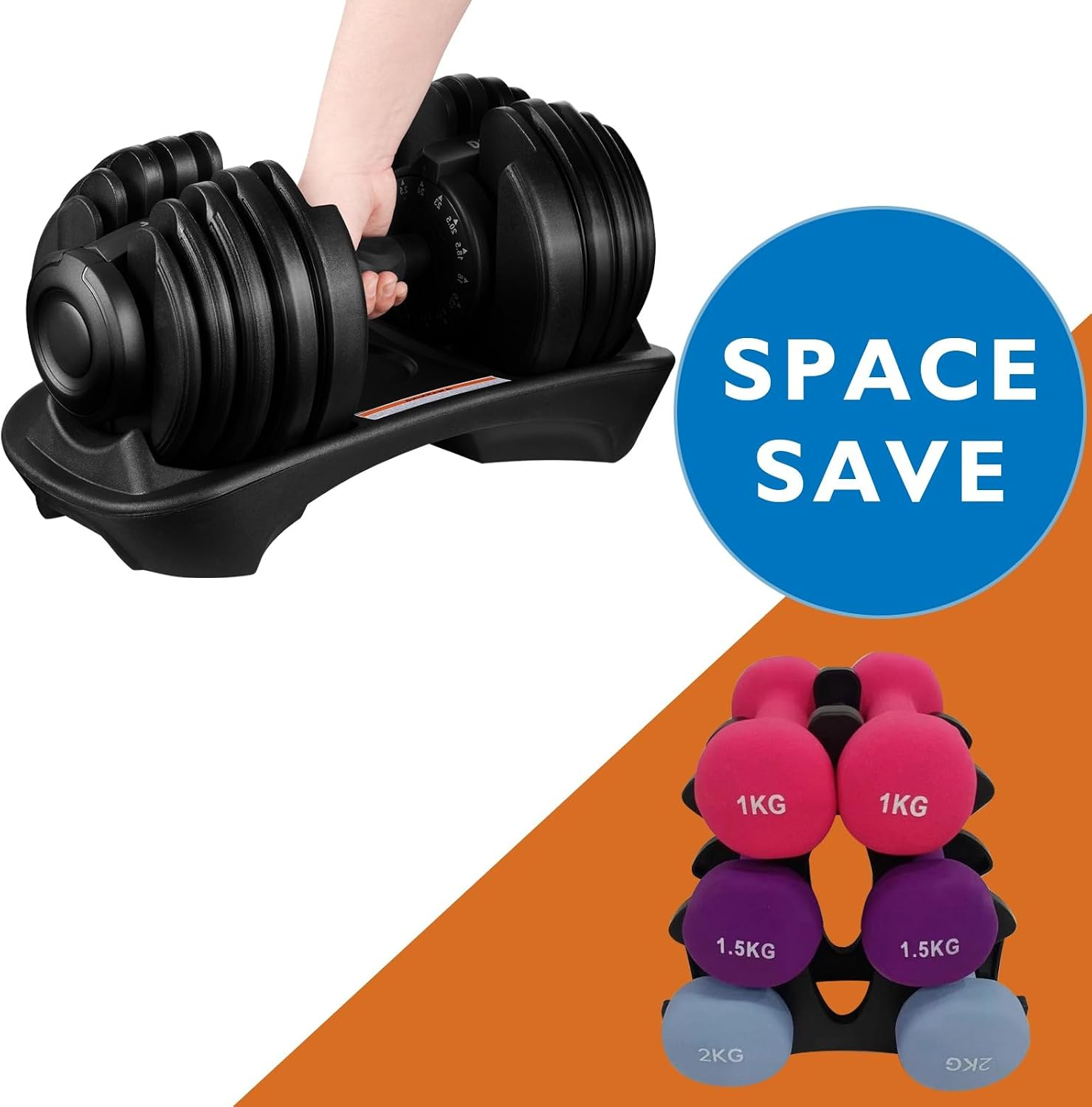 Adjustable Dumbbell 24kg / 52.5lb