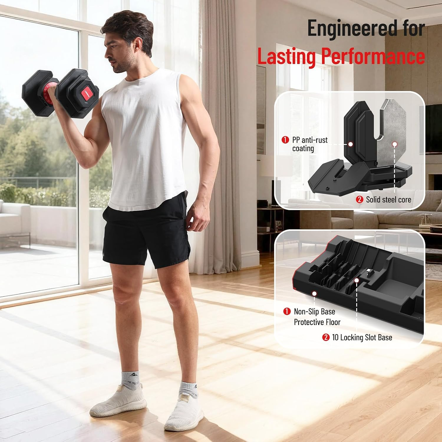 Adjustable Dumbbell 25kg/55lb