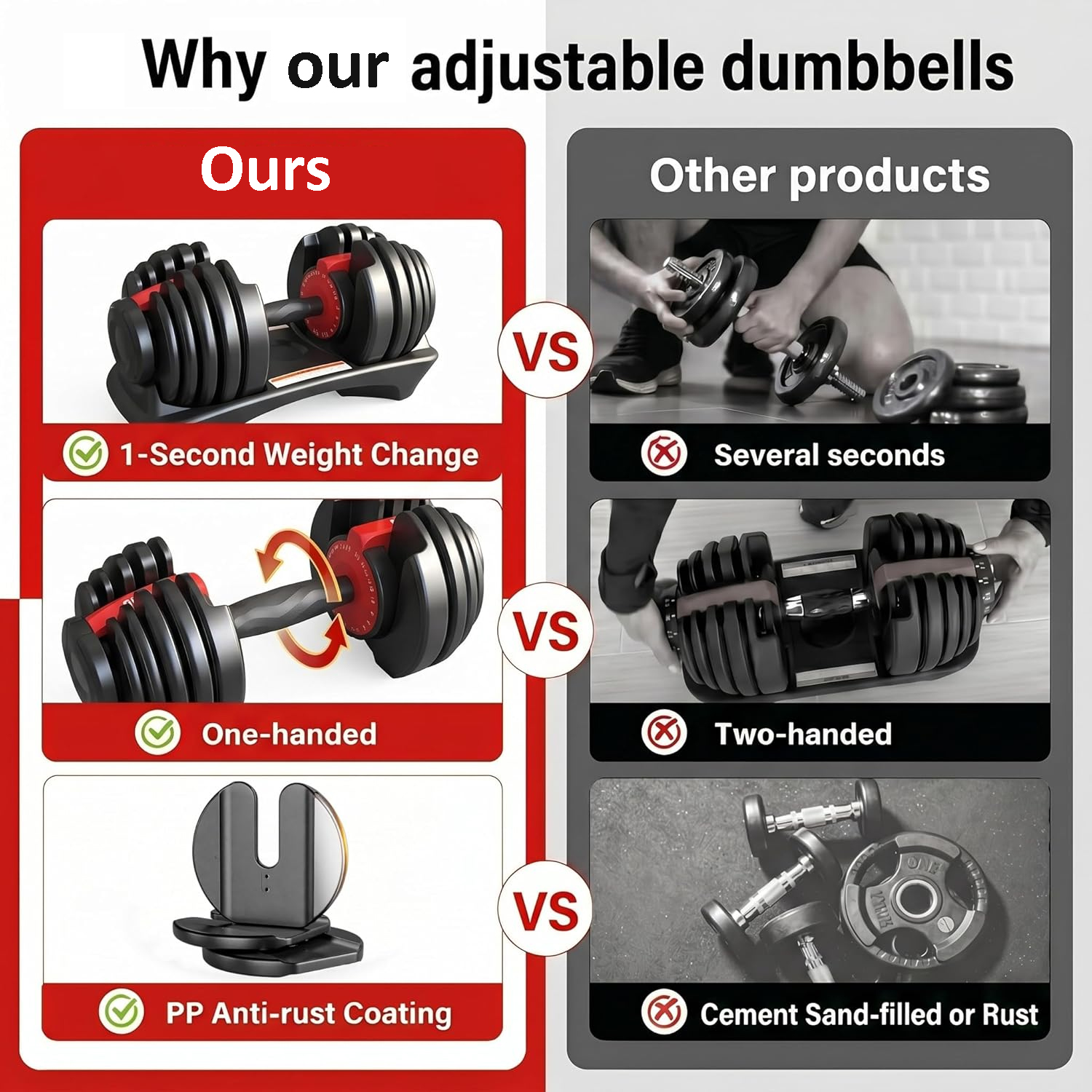 Adjustable Dumbbell 24kg / 52.5lb